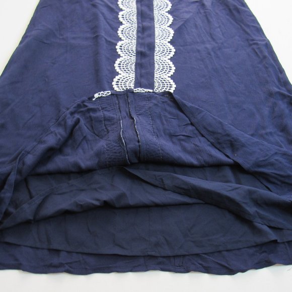 Westport 1962 Summer Sleeveless Navy White Shift Dress - Picture 3 of 8